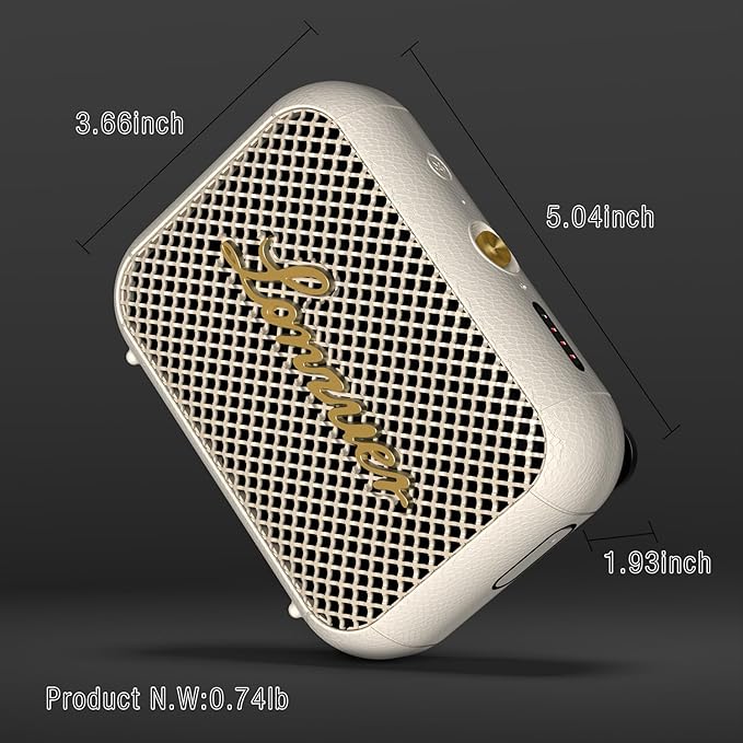 Portable Bluetooth Speaker, IPX7 Waterproof Wireless Speaker with 10W HD Sound,8H Playtime,TWS, BT5.3, Built-in Mic for Hands-Free Calls, Lightweight 336g with Mount Strap, Ideal for Outdoor Travel