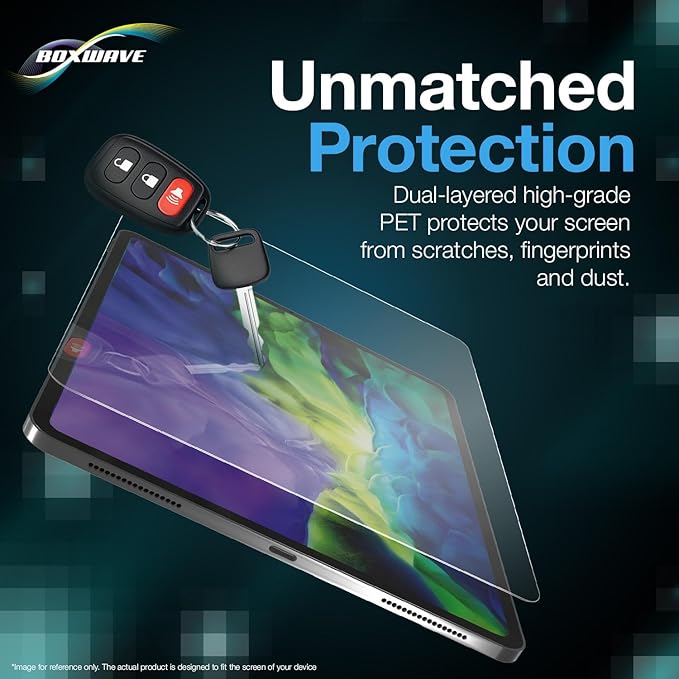 BoxWave Screen Protector Compatible With Amazon Echo Show 21 - ClearTouch Crystal Anti-UV EyeCare (2-Pack), Filters out Harmful Blue Light Reduce Fatigue