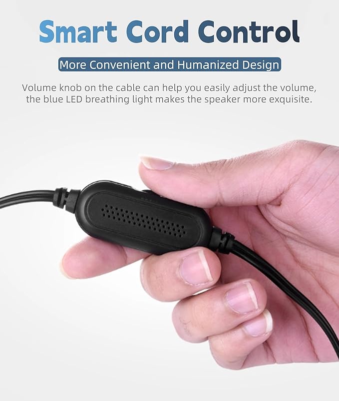 Soundbar,USB Wired SoundBar,Music Player with Bass Surround,Stereo USB Powered Mini Soundbar Speakers with 3.5mm Input for PC Tablets Laptop Desktop Projector Cellphone for Home Theater(Black)