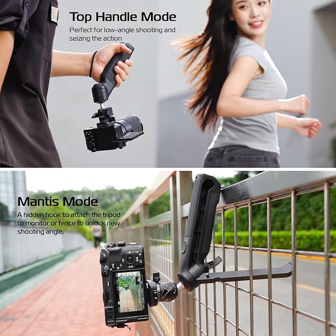 ULANZI Tabletop Tripod for Camera Mini Vlogging Tripod TT38, Uka F38 ClickOpen Flexible Travel Tripods for Sony/Canon/Nikon/Fujifilm DSLR DJI Osmo Nano Pocket Shooting Selfie Video Vlog