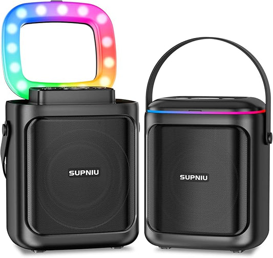 30W Portable Bluetooth Speaker Wireless with Loud Crystal Clear Stereo Sound - TWS Pairing & 24H Playtime with Led Lights | Small Party Speakers for Indoor/Outdoor, Travel, Gathering (1pcs)