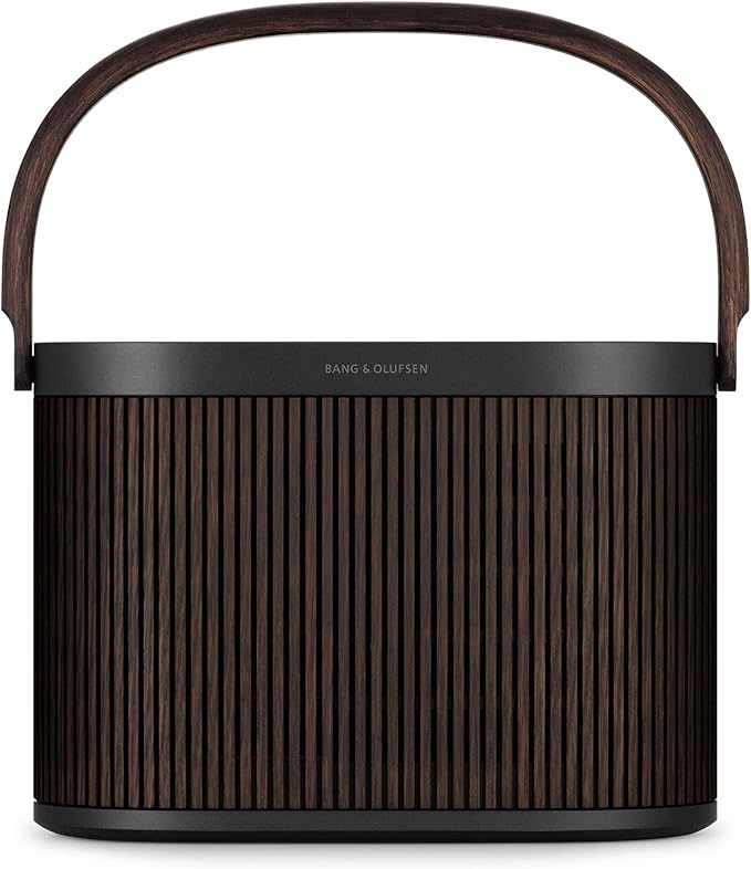 Bang & Olufsen Beosound A5 - Portable Bluetooth Speaker with Wi-Fi Connection, Carry-Strap, Dark Oak