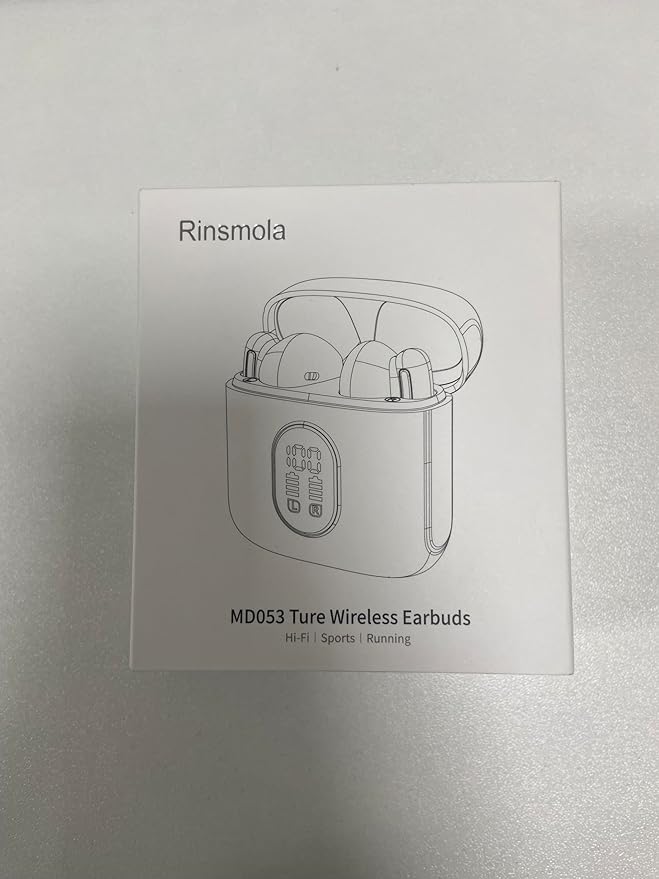 Wireless Earbuds, in Ear Headphones with 4 ENC Mics, Bluetooth 5.4 Ear Buds Hi-Fi Stereo, 36H Playtime Earphones with USB-C Charging Case, 3g Lightweight, IP7 Waterproof Headset for Running