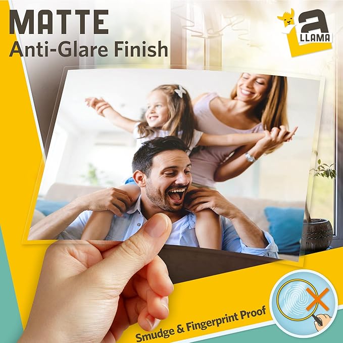 Matte Thermal Laminating Pouches, Matte Finish, 9 x 11.5 Inches 5 MIL Thickness, 30 Pack, Fitted for Letter Size Laminating Sheets 8.5 x 11