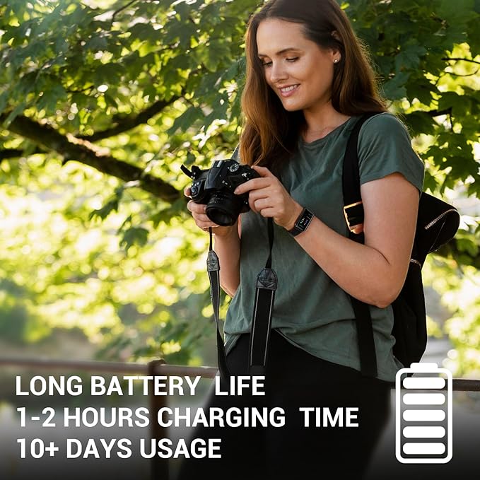 Fitness Trackers, 1.47 Inch Smartwatch, Touchscreen Activity Tracker with Thin Smartband Design, 5ATM Waterproof Fitness Watch Blood Oxygen Heart Rate Monitor for Android/iOS (Purple)