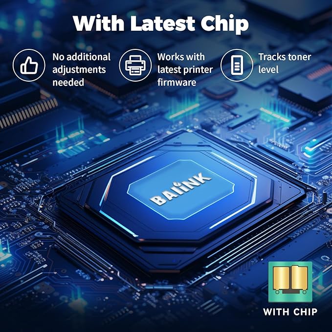 218A Toner Cartridge 4 Pack (with Chip) Replacement for HP 218A 218X Compatible for Color Pro 3201dw MFP 3301fdw 3301sdw 3301cdw 3201 3301 Printer W2181A W2182A W2183A (B/C/Y/M)