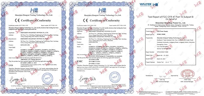 600VA/360W Ups Battery Backup and Surge Protector,Computer Uninterruptible Power Supply Units,SKE Ups Power Supply