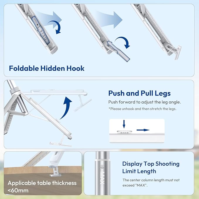 ULANZI TT88 Magnetic Tripod for iPhone 17, 57" Extendable Selfie Stick w Remote, 2-in-1 Phone Clip & Dual Cold Shoe Mounts-Lightweight Phone Tripod Stand for Vlogging, Travel, Video Recording, Black