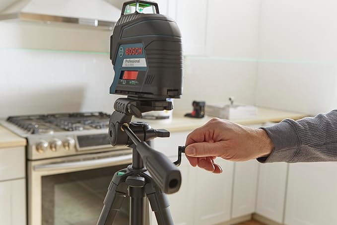BOSCH BT 150 Compact Tripod with Extendable Height for Use with Line Lasers, Point Lasers, and Laser Distance Measures