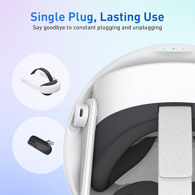 Charging Dock Compatible with Meta Quest 3S (Carina D1S with Charger/Passthrough)