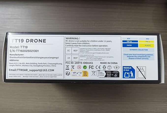 TT19 Drone with Camera 1080P for Adults, Drones with 270° Obstacle Avoidance Function, Brushless Motor, Level 3 Wind Resistance, Foldable Quadcopter Mini Drone for Beginners, Orange