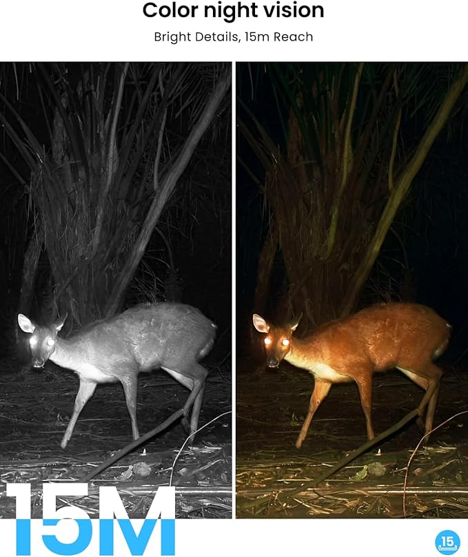 ANRAN 4G LTE Cellular Solar Security Camera Wireless Outdoor, 2K No WiFi Solar Powered Security Camera, 2 Way Audio, Smart Motion Detection, Color Night Vision, IP66, White (32GB & SIM Card Included)