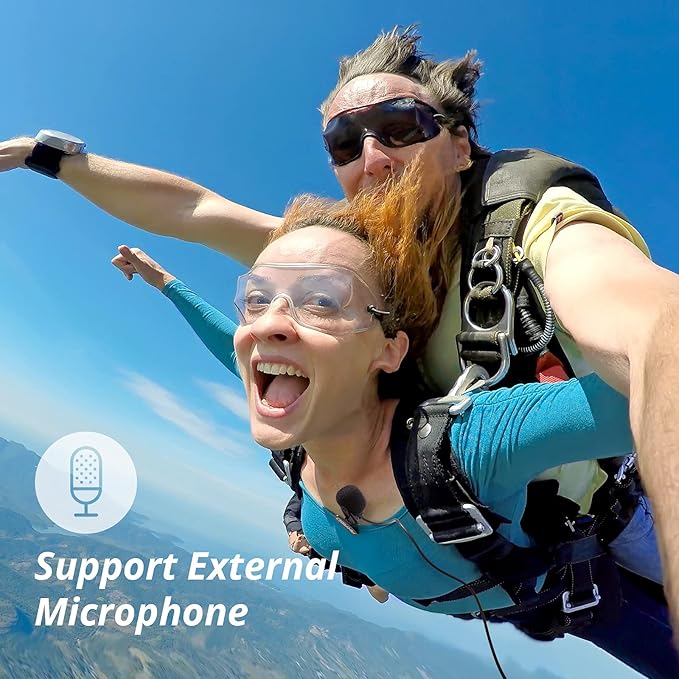 AKASO Brave 4 Pro 4K30 Action Camera with 64GB MicroSD U3 Card, 131FT Underwater Waterproof Camera EIS Touch Screen Remote Control with 2x1350mAh Batteries and Helmet Accessories Kit Bundle