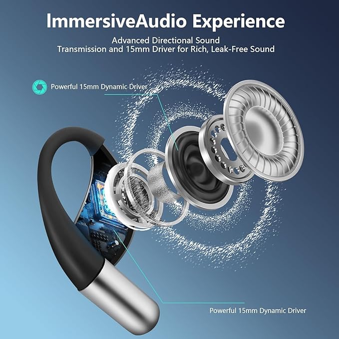 AI Translation Earbuds Real Time 164 Languages 80H Playtime Translator Ear Buds Audifonos Traductores Inglés Español Wireless Earphones Bluetooth Headphones for Travel Business Meeting Learning Black