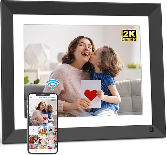 Digital Picture Frame 11" WiFi Photo Frame - 2K IPS Touch Screen, 32GB 2176 * 1600 Smart Picture Frame, Motion Sensor, Share Photos and Videos Via App or Email, Free Cloud Storage, Gifts for Mom Dad