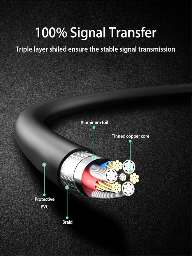 10FT Long PS4 Charger Cord for Xbox One Controller,PS4 Charging Cable,Micro USB Cable for Xbox One S/X Slim Elite Controller,Dualshock 4 Data Cord Wire for Sony PlayStation 4 Controller Games Console