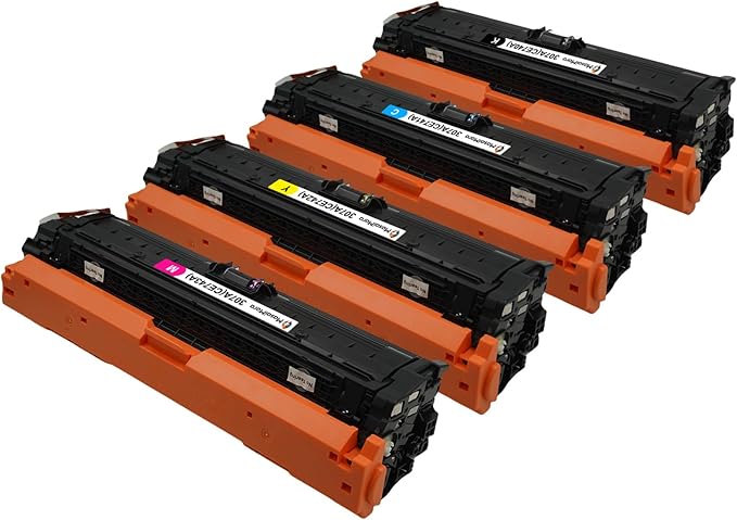 MasaiMara 307A CE740A CE741A CE743A CE742A Compatible Toner Cartridges Replacement for HP CP5225 CP5225n CP5225dn Printer (Black Cyan Magenta Yellow, 4-Pack)