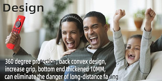 6.2 Inch Silicone Remote case for 2023 Fire TV Stick 4K Max 2nd/Fir TV Omni Series/FireTV 4-Series Remote,Toshiba/Insignia Remote Cover with Lanyard(Blue)