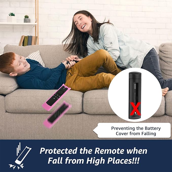 3 Packs Protective Remote Cover Case, Silicone Sleeve Remote Control Cover Glow in The Dark with Lanyard(Glow Green & Glow Yellow & Glow Pink)