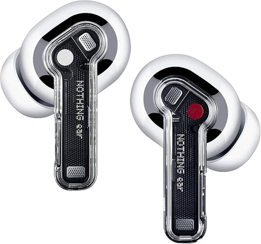 Nothing Ear Wireless Earbuds with ChatGPT Integration, Smart ANC, Hi-Res Audio with LDAC & LHDC, 11mm Dynamic Bass Boost, 40.5H Playtime, 6 Mics for Calls Headphones, Wireless Charging White