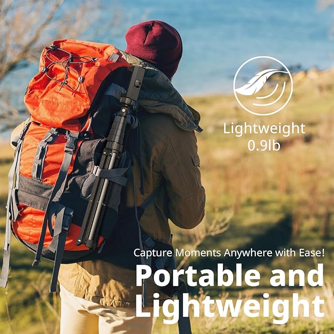 UBeesize 62" Phone Tripod & Selfie Stick, Camera Tripods Stand with Wireless Remote and Phone Holder,Compatible with iPhone Android Phone, Perfect for Selfies/Video Recording/Live Streaming Black