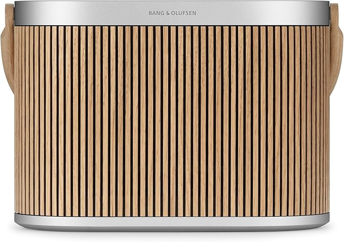 Bang & Olufsen Beosound A5 - Portable Bluetooth Speaker with Wi-Fi Connection, Carry-Strap, Oak
