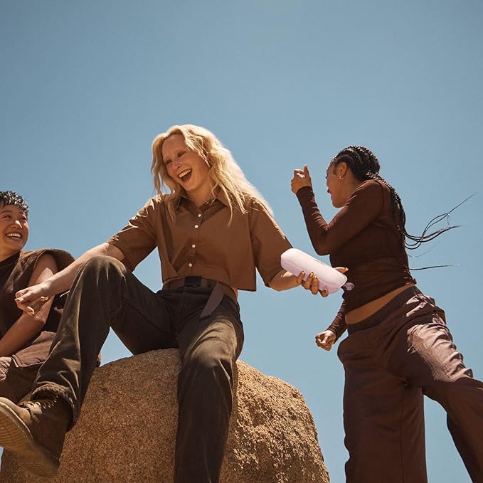 Bose SoundLink Flex Portable Bluetooth Speaker (2nd Gen), Portable Outdoor Speaker with Hi-Fi Audio, Up to 12 Hours Battery Life, Waterproof and Dustproof, Petal Pink - Limited Edition Color