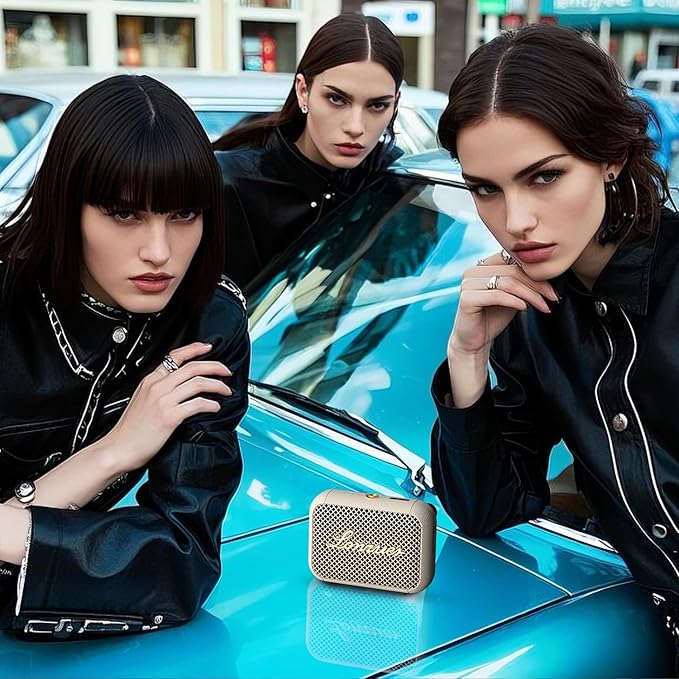 Portable Bluetooth Speaker, IPX7 Waterproof Wireless Speaker with 10W HD Sound,8H Playtime,TWS, BT5.3, Built-in Mic for Hands-Free Calls, Lightweight 336g with Mount Strap, Ideal for Outdoor Travel