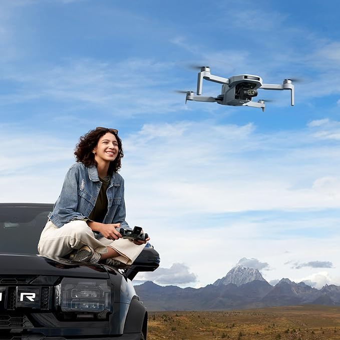 Potensic ATOM 2 Drone Fly More Combo (96-Min Flight) with 4K Video, 8K Photo, Under 249g, 6.2 mile Transmission, AI Track, Vertical Shooting + 128GB Card + Pilot Kit