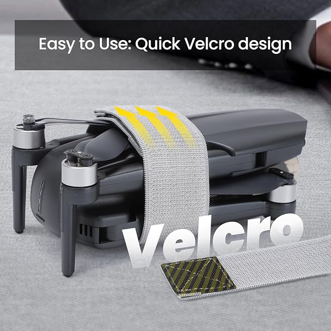 Holyton Propeller Holder Strap Accessories for DJI Air 3/Mini 3 4 pro/Mini 2 3/Mavic 2 pro Zoom/Mavic Air/Air 2S/FIMI X8SE/FIMI X8 Mini Drone Propeller Blade Guard Strap Elastic Paddle Harness Tie