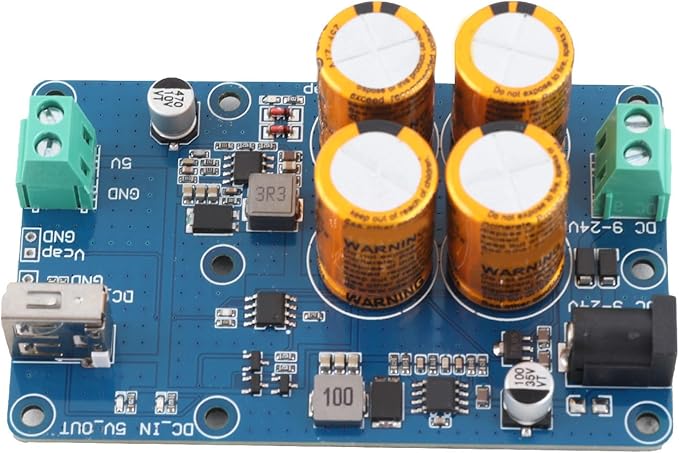 Super Capacitor UPS 5V3A Output, Compact Design with Power Indicator for RPI Uninterruptible Power Supply (4S)