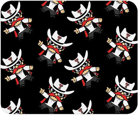 OTM Essentials Texas Tech University Standard Fabric Mouse Pad, Desk Accessories, Standard Fabric Gaming Mouse Pad, Tokyodachi Mascot