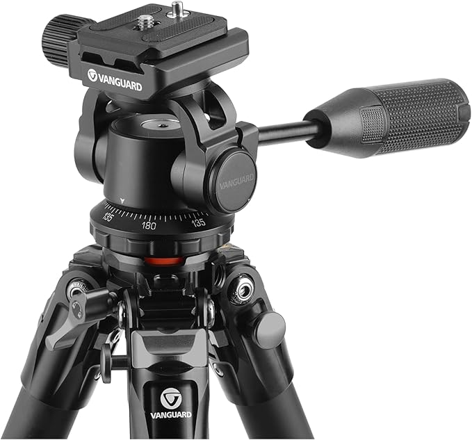 Vanguard VEO 5 264AO28 Full-Size Aluminum Tripod with VEO PH-28 2-Way Pan Head
