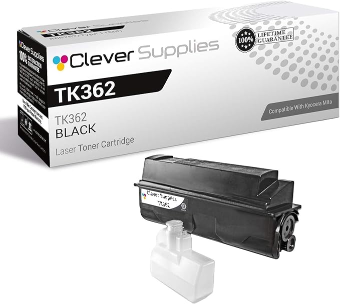 CS Replacement Toner Cartridge Compatible with Kyocera-Mita TK362 Black FS-4020DN Black
