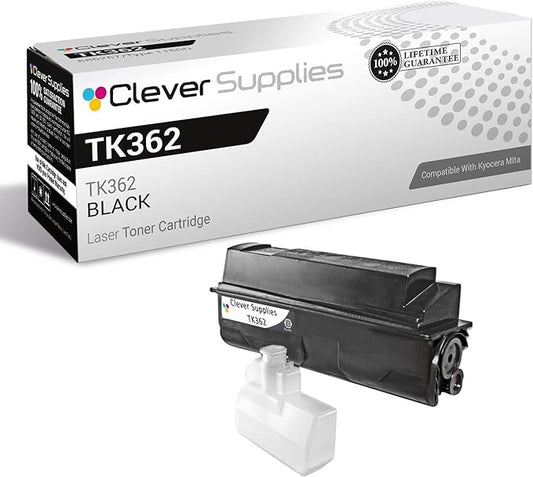 CS Replacement Toner Cartridge Compatible with Kyocera-Mita TK362 Black FS-4020DN Black
