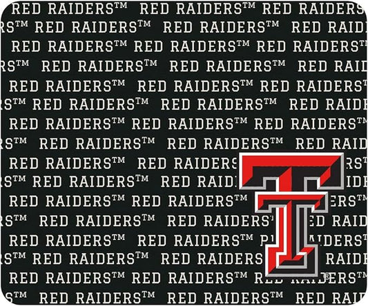 OTM Essentials Texas Tech University Standard Fabric Mouse Pad, Desk Accessories, Standard Fabric Gaming Mouse Pad, Spirit V1, Black