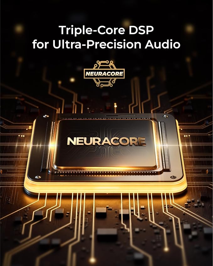 ULTIMEA Skywave X40 5.1.2ch Wireless Surround Sound System for TV, Sound Bar for Smart TV with Dolby Atmos, 530W Soundbar with Wireless Subwoofer, GaN Amplifier, 4K HDR Pass-Through, HDMI eARC, BT 5.4