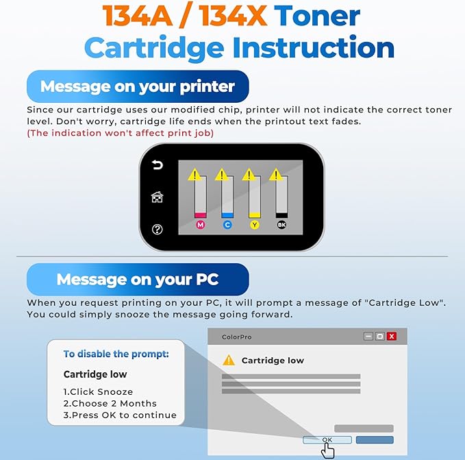 134X Black Toner Cartridge Laser Jet M209dw MFP 234dw 1 Pack with Chip Compatible for HP 134A 134X Toner Cartridges for HP134X HP134A W1340X for Laser Jet M209dw MFP M234sdw M234sdw M234sdn Toner Ink