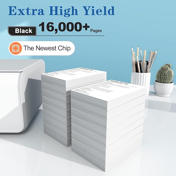 TN850 2-Pack High Yield Toner Cartridge Compatible for Brother TN850 TN-850 Toner Cartridges for Brother HL-L6200dw HL-L5200dw MFC-L5850dw MFC-L5700dw MFC-L5900dw MFC-L6800dw Printer Black Ink