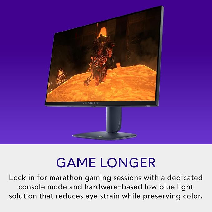 Alienware 27 Gaming Monitor - AW2725DM - 27-inch QHD 180Hz 1ms Display, IPS, NVIDIA G-SYNC, AMD Freesync, VESA AdaptiveSync.