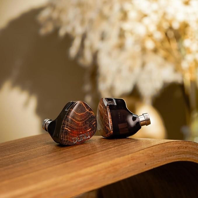 HiFiGo DUNU x Gizaudio Da Vinci IEMs 2DD+4BA Hybrid Drivers in Ear Monitor, 5-Way Frequency Crossover HiFi Wired Earbuds with 3.5/4.4mm Detachable Cable for Musician Audiophile (Da Vinci)