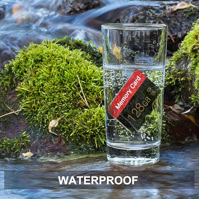 2 Pack Micro Memory Card 128 GB with Adapter, C10/U3/UHS-I/A1, TransFlash Card, TF Card for Camera, Smartphone, Tablet, Drone (Red 128GB *2)