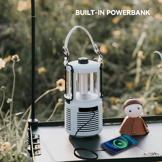 Dreamwave Outdoor Bluetooth Speakers, Portable Waterproof Speaker with LED Lights, IPX5 Waterproof, TWS Paring, Wireless Speaker Gifts for Men Women Party Camping Outdoor Beach Pool (White)