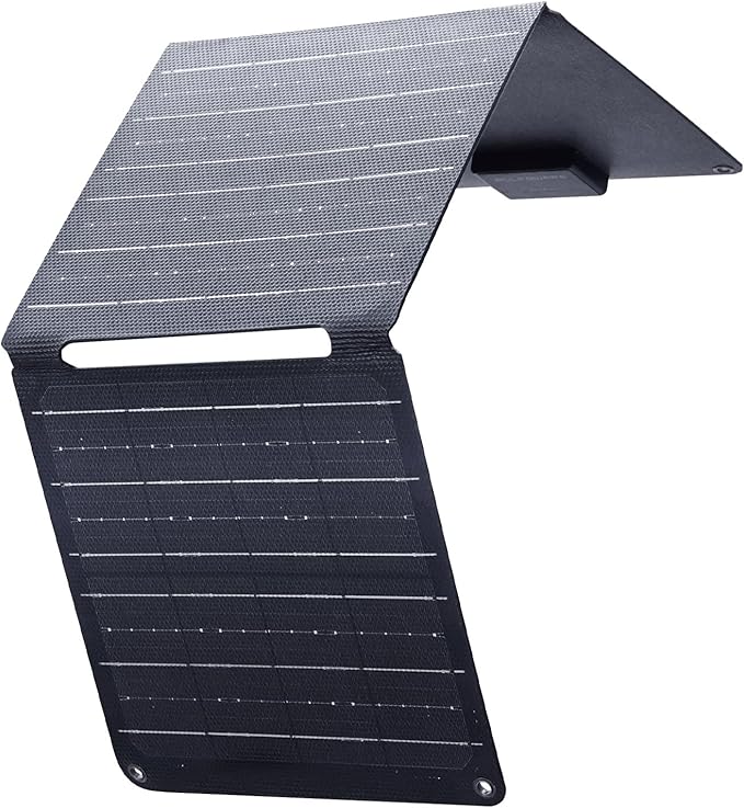 ALLPOWERS SP001 21W Portable Solar Panel Charger, High-Efficiency 22-25% Folding Solar Panel for Camping, RV, Home, and Outdoor Use with Dual USB Outputs（SP001-21W