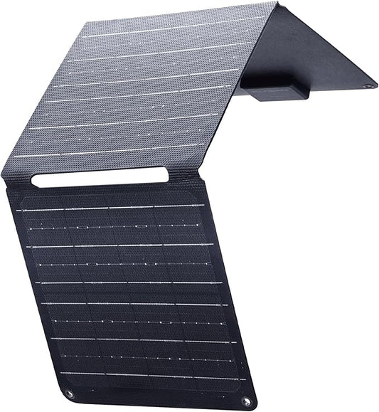 ALLPOWERS SP001 21W Portable Solar Panel Charger, High-Efficiency 22-25% Folding Solar Panel for Camping, RV, Home, and Outdoor Use with Dual USB Outputs（SP001-21W