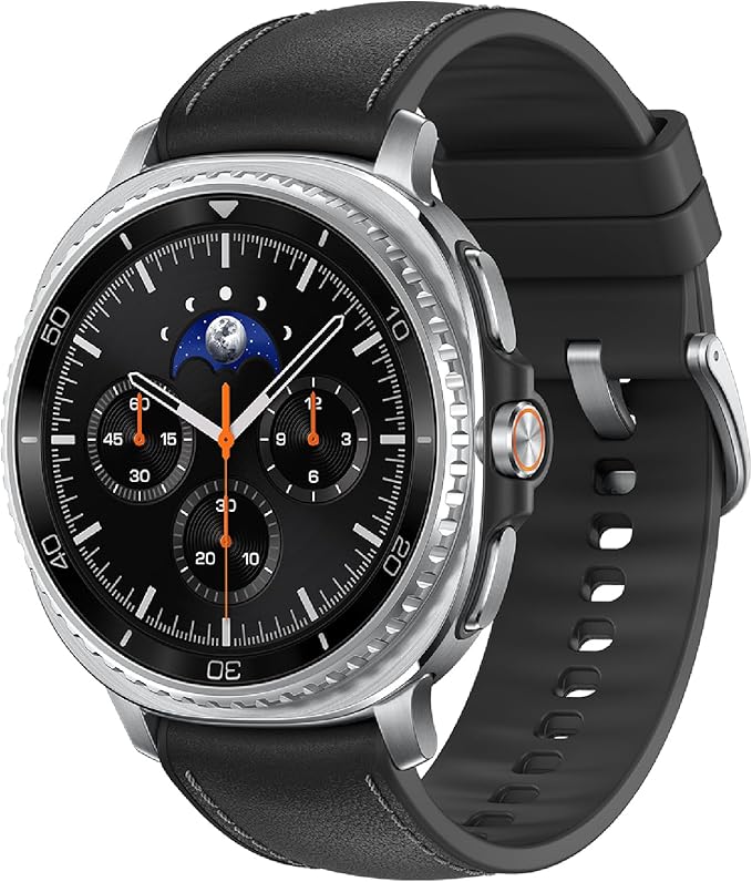 Samsung Galaxy Watch 8 Classic (2025) 46mm LTE Smartwatch, Cushion Design, Rotating Bezel, Quick Button, Sleep Coaching, Running Coach, Energy Score, Black [US Version, 2 Yr Warranty]