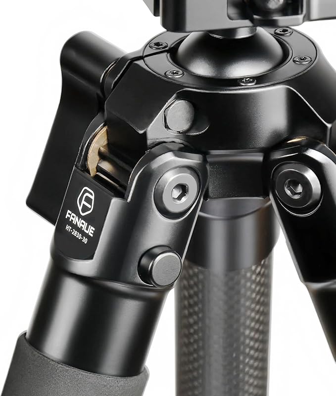 Fanaue Carbon Fiber Tripod HT-2830-30 for Hunting -Ultra-Durable, Lightweight with Arca Swiss Quick-Release Mount, for Wildlife Photography &Outdoor Adventures, Professional GradeHunting Gear