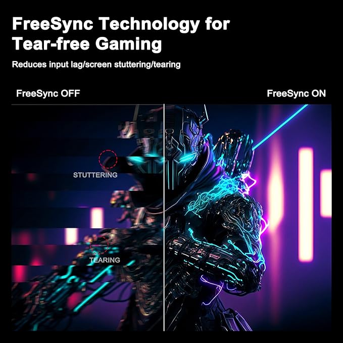 SANSUI 27 Inch WQHD 2560 x 1440 IPS Gaming Monitor, 180Hz 1ms Computer Monitor, DP 1.2 x2 | HDMI 2.0 x2 | VESA Mount, 120% sRGB HDR Eye Care Metal Stand (DP Cable Included)