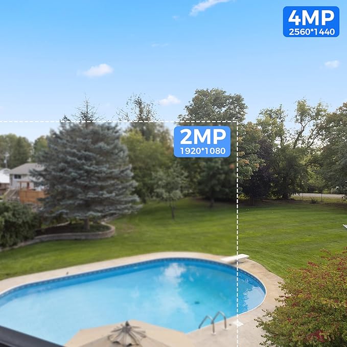 [1TB HDD,4MP Spotlight] Hiseeu Solar Wireless Security Camera System,10CH HD 4K NVR,Night Vision, 2-Way Audio, PIR Motion Detection,Motion Record, Outdoor Home Surveillance