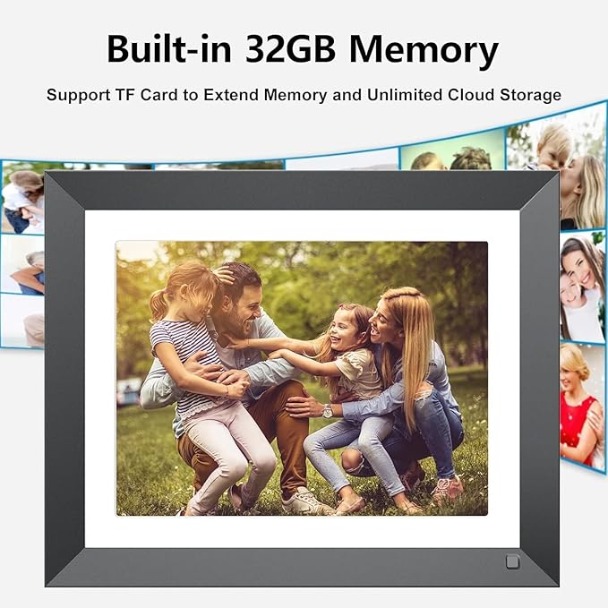 FULLJA Dual-WiFi Digital Photo Frame - 11-inch 32GB 2K Smart Digital Picture Frame, Motion Sensor, Full Function, Sharing Photos and Videos via App/Email Instantly, Unlimited Cloud Storage